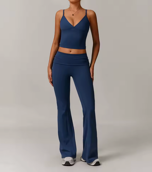 High Waist Leggings & Sculpting Sports Bra