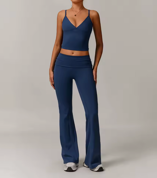 High Waist Leggings & Sculpting Sports Bra